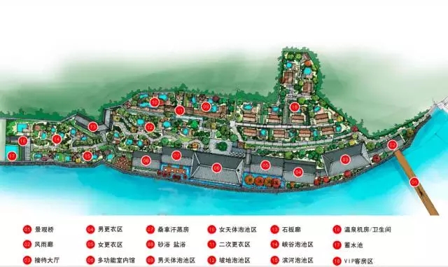 湯河裸浴溫泉設計圖